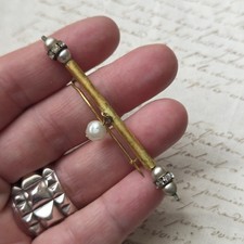 Broche Vintage Strass ART DECO 1920 