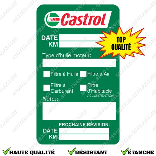 Autocollant entretien voiture - autocollant,