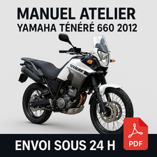 Manuel Atelier Yamaha 660 Ténéré 2012 Revue Technique Moto Français RMT CD PDF