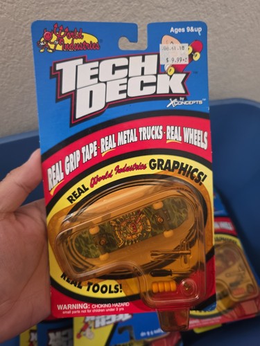 Vintage tech deck skateboard - tech,