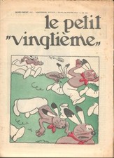 RARE EO HERGÉ SUPPLÉMENT DU PETIT VINGTIÈME N° 12 du JEUDI 22 MARS 1934