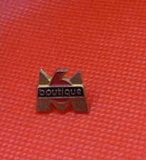 PINS PIN'S BADGE EPINGLETTE VINTAGE COLLECTION LOGO M6 BOUTIQUE