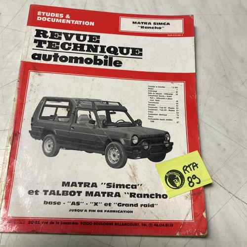 Matra simca rancho - matra,