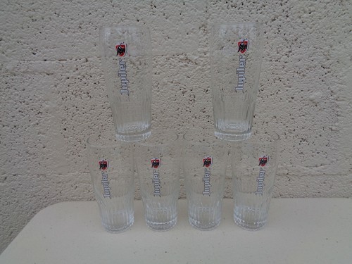 Lot verres bière jupiler - verres,