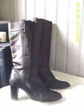 bottes ANDRE courtes plein cuir noir   .t 38 ( J/D/V) D