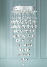 Aida Silver Hanging Chandelier