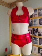 Tenue sexy cuir vinyle - tenue,