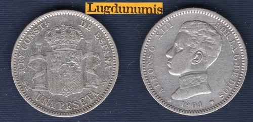 Espagne peseta 1904 sm - –,