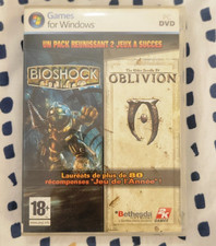 Pack  comprenant 2 jeux Jeu video DVD Bioshock et the elder scrolls 4 Oblivion