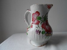 Ancien pichet faience de l'Est. XIXème. Antique ceramic pitcher. French pottery