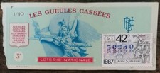 Billet de loterie nationale