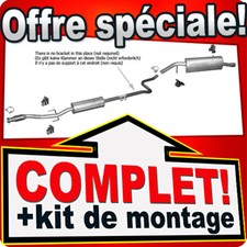 Ligne pot d'échappement pour PEUGEOT 208 1.4 1.6 16V Silencieux