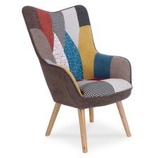Fauteuil Design Patchwork "Artic" 100cm Multicolore