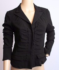 PRADA Italy Black Silk Crepe