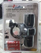 flash vélo 9 led torche super