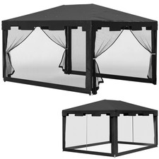 Outsunny Tonnelle Jardin 3x4m