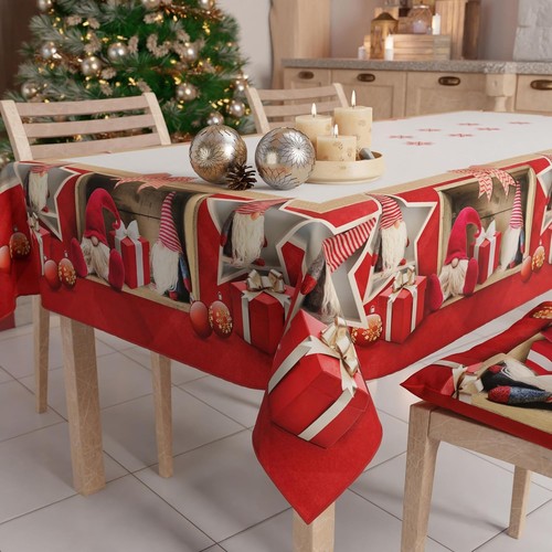Nappe noël anti taches - nappe, anti-taches
