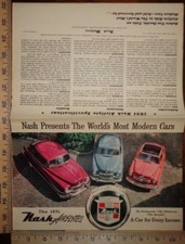 1951 Nash Brochure Folder