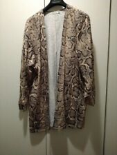 Veste motif python marron misslook taille xxl neuve