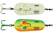 Cuillère Ondulante Madcat 110 Gr Silure Brochet Rattlin Spoon Fire Tiger