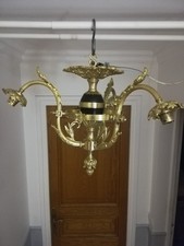 Ancien Lustre en Bronze