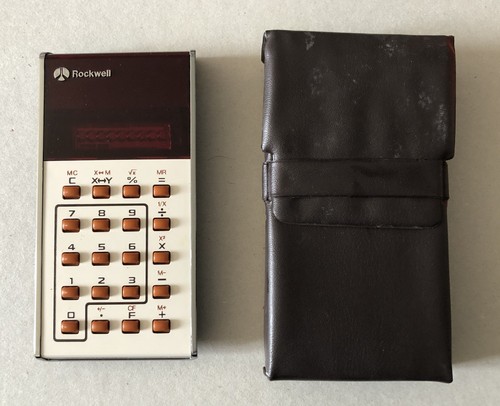 Ancienne calculatrice rockwell - ancienne,