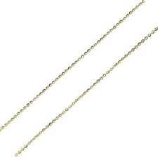 Collier Tour de Cou Femme en or Jaune 18 KT Chaîne 44 CM Neuf Et Original