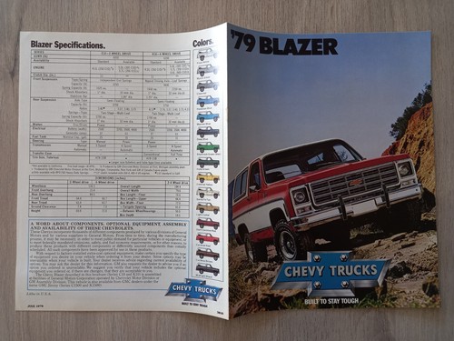 Chevrolet blazer 1979 - chevrolet,