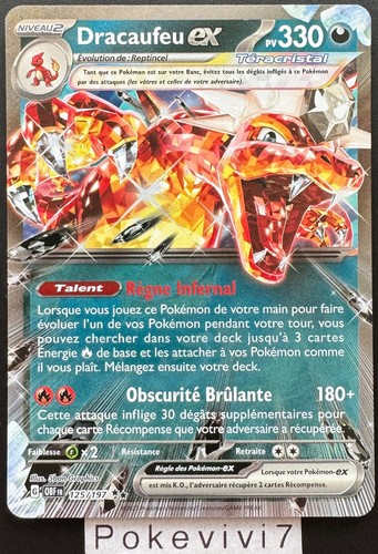 Carte pokemon dracaufeu - pokemon,