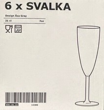 IKEA Svalka Champagne Glasses
