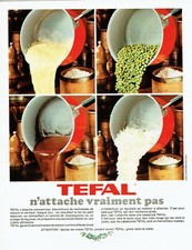  publicité Advertising 0422 1971   Tefal  casserole n'attache vraiment pas