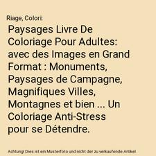 Paysages Livre De Coloriage