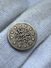 TURQUIE - 1 Kuruş, Abdul Hamid II, 1902, argent