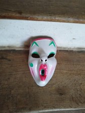 Masque de carnaval Clown taille enfant vintage en celluloïd