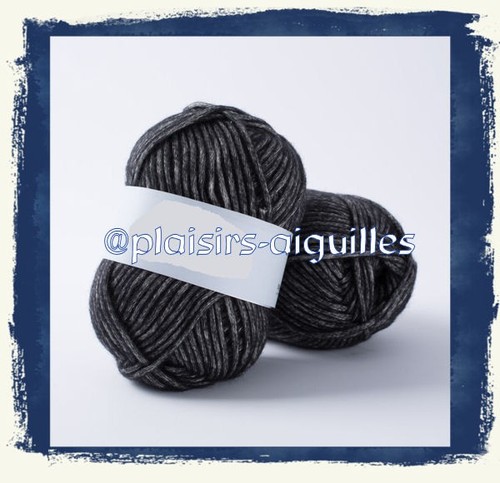 Pelote laine frimas noir - de,