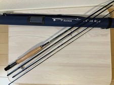 Canne à mouche V-Access 8644 8’6” #4 4 pièces avec étui pêche à la truite...