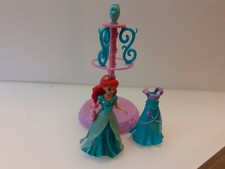 Disney Migiclip Princesse Ariel La Petite Sirene 1 Poupee + 1 Robe Et Rail De...