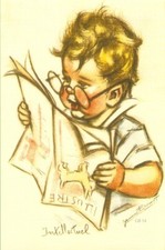 Germaine bouret carte postale - bouret,