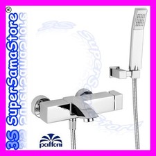 3S PAFFONI LEVEL LEC026-CR NOUVEAU MITIGEUR BAIN DOUCHE MURAL DOUCHETTE FLEXIBLE