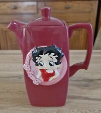 RARE CETTE MAGNIFIQUE CAFETIERE CARRE BETTY BOOP  - EDITEUR STARLINE - 2006