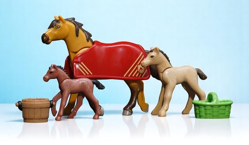 Playmobil chevaux avec