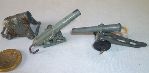 Jouet ancien canons plomb - 3,