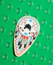 Lego Western Bouclier Tan ref