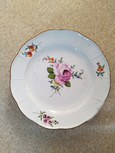 Assiette porcelaine meissen - assiette,