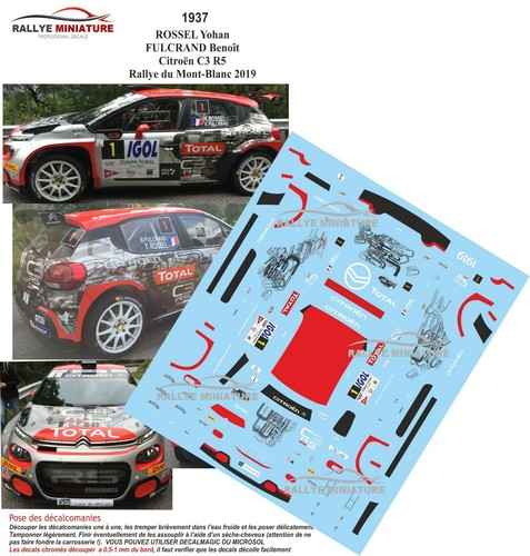 Decals ref 1937 - 1/24,