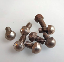 Lot 8 vis M5x0,75 pour cadre velo ancien randonneuse old bike peugeot NOS herse