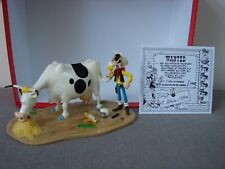 LUCKY LUKE SE RASANT AVEC LA QUEUE DE LA VACHE année 2005