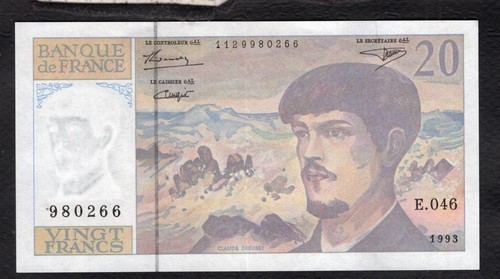 Francs debussy 1993 - 20,