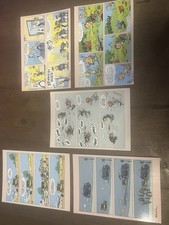 Lot 5 cartes Gaston Lagaffe