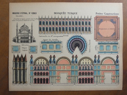 Maquette papier mosquée - papier,